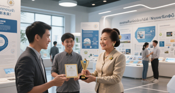 诗琳通公主视察朱拉隆功大学创新孵化中心 为青年创业者颁奖