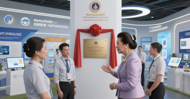 诗琳通公主视察清迈大学创新孵化园 寄语青年创业者